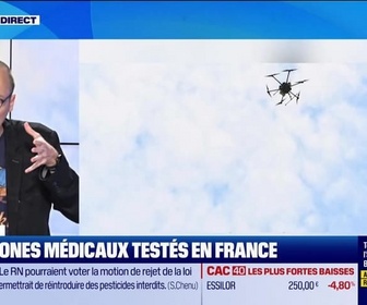 Replay Good Morning Business - Culture IA : Des drones médicaux testés en France, par Anthony Morel - 26/05