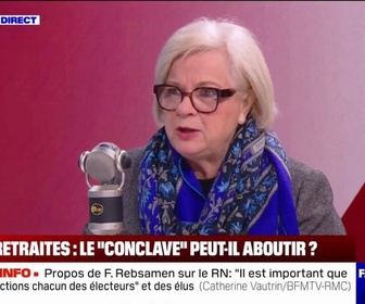 Replay Face à Face - Retraites: Tout peut être réouvert, mais il y a un élément clé, l'équilibre du régime, affirme Catherine Vautrin