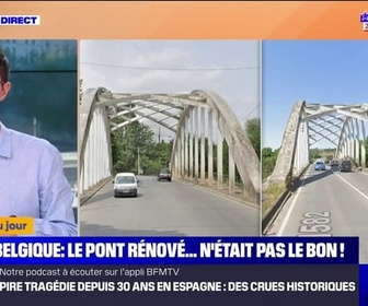 Replay L'image du jour - Une vraie histoire belge à Charleroi: une entreprise se trompe et rénove le mauvais pont