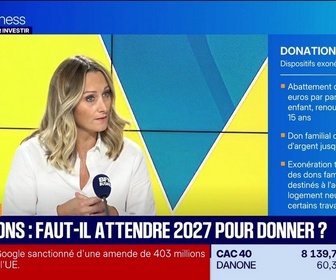 Replay Tout pour investir - Le coffre-fort : Marion Chapel-Massot - Donations, faut-il attendre 2027 pour donner ? - 21/09