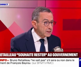 Replay Face à Face - Bruno Retailleau, ministre démissionnaire de l'Intérieur: Je souhaite rester [au gouvernement], si on me donne les moyens