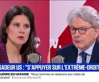 Replay Face à Face - Le quai d'Orsay a bien réagi: Thierry Breton réagit à la convocation séchée par l'ambassadeur américain en France