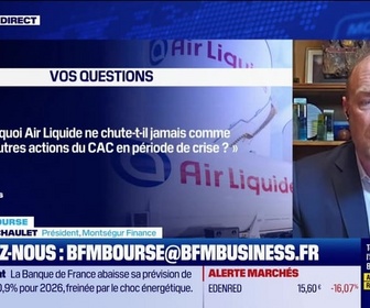 Replay BFM Bourse - Culture Bourse : Pourquoi Air Liquide ne chute-t-il jamais comme les autres actions du CAC 40 en crise ? , par Julie Cohen-Heurton - 26/03