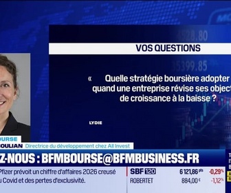 Replay BFM Bourse - Culture Bourse : Quelle stratégie boursière adopter quand une entreprise révise ses objectifs de croissance à la baisse ? , par Julie Cohen-Heurton - 16/12