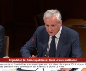 Replay 100% Sénat - Déficit public : Bruno Le Maire auditionné