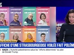 Replay BFM Grand Soir - Une affiche d'une Strasbourgeoise voilée fait polémique - 29/09