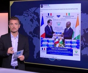 Replay Info ou intox - Des préservatifs français donnés en masse à la Côte d'Ivoire ?