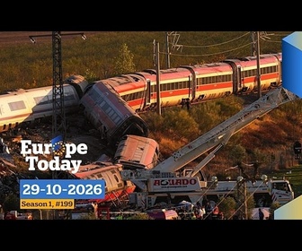 Replay Europe Today : deuxième catastrophe de train à grande vitesse en neuf mois endeuille l'Espagne