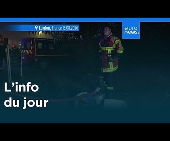 Replay L'info du jour | 14 août 2026 - Mi-journée