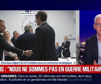 Replay BFM Grand Soir - Bruno Tertrais : Nous ne sommes pas en guerre militaire - 20/09