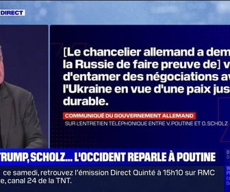 Replay Week-end direct - Scholz/Poutine, premier coup de fil en 2 ans - 15/11