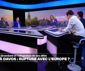 Replay Le débat - Trump réclame le Groenland à Davos : rupture avec l'Europe?