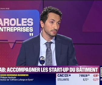 Replay Paroles d'entreprises - Fadi Lahlou (CSTB'Lab) : CSTB'Lab, accompagner les start-up du bâtiment - 08/11