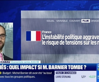 Replay BFM Bourse - L'éco du monde : France, quel impact si M. Barnier tombe ? - 02/12