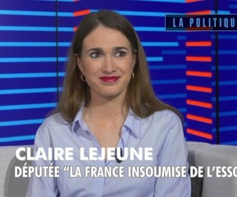 Replay La politique et moi - Claire Lejeune, députée La France insoumise de l'Essonne