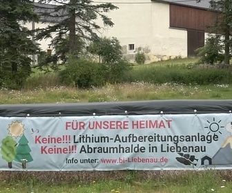 Replay ARTE Journal - Lithium : litige dans les Monts métallifères de l'Est