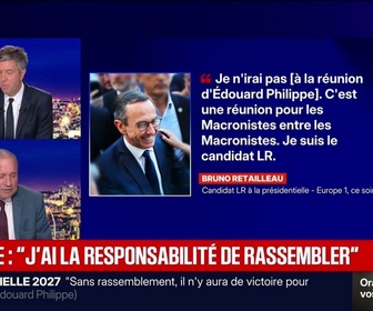 Replay BFM Grand Soir - Philippe appelle ses rivaux... à se ranger derrière lui ? - 08/09