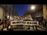 Replay Des milliers de manifestants à Udine avant le match de qualification Italie-Israël