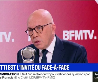 Replay Face à Face - Manifestations contre l'ICE: Donald Trump est dans le rôle du mandat qui lui a été donné, estime Éric Ciotti, président du groupe UDR à l'Assemblée