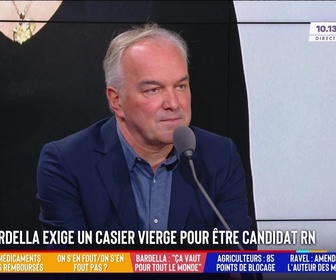 Replay Les Grandes Gueules - Ça vaut pour tout le monde: Bardella juge qu'une personne condamnée ne peut pas être candidate RN. Et Marine Le Pen ?