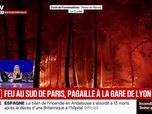 Replay BFM Grand Soir - Énorme incendie au sud de Paris, l'A6 coupée - 12/07
