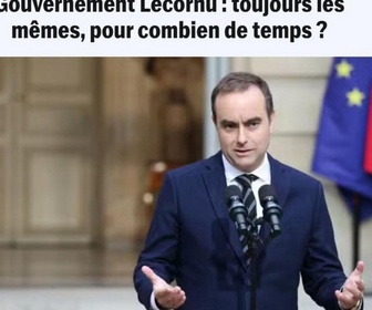 Replay Dans la presse - Gouvernement Lecornu: On ne change pas une équipe qui perd?