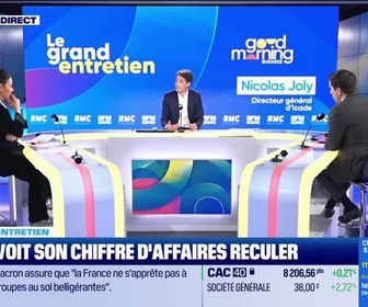 Replay DIRECT VIDÉO - Nicolas Joly, directeur général d'Icade, est l'invité du grand entretien de Good Morning Business