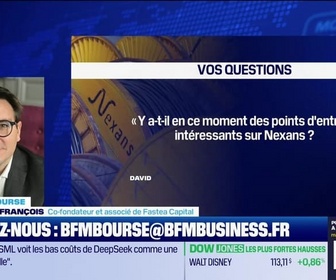 Replay BFM Bourse - Culture Bourse : Y a-t-il en ce moment des points d'entrée intéressants sur Nexans ?, par Antoine Larigaudire - 29/01