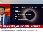 Replay BFM Première - Éclipse solaire: quels sont les symptômes si l'on a observé le soleil sans lunettes, et que faire?