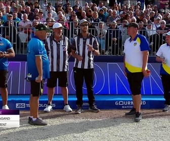 Replay Pétanque - Championnats de France - la 1/2 finale doublettes messieurs