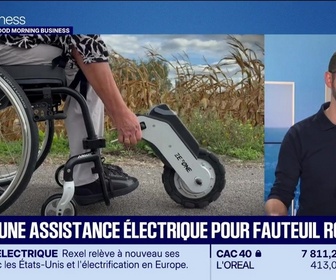 Replay Good Morning Business - Le Pitch : Ze One, une assistance électrique pour fauteuil roulant - 23/10