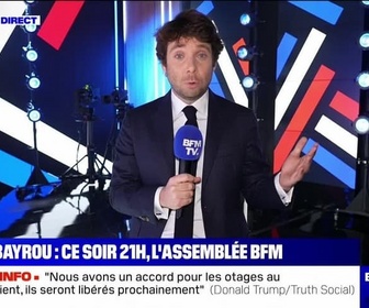 Replay BFM Story - Story 3 : Bayrou, ce soir 21h, l'assemblée BFM - 15/01