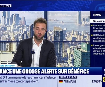 Replay BFM Bourse - BMW avertit lourdement sur ses résultats - 17/01