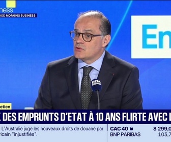 Replay Good Morning Business - Le Grand entretien : Le taux des emprunts d'État à 10 ans flirte avec les 4% - 24/07