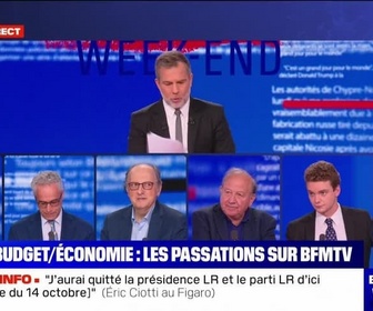 Replay BFM Story Week-end - Story 2 : Budget/Économie, les passations sur BFMTV - 22/09