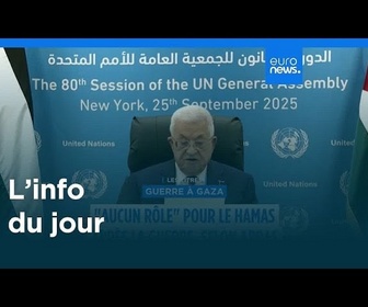 Replay L'info du jour | 26 septembre 2025 - Mi-journée