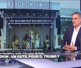Replay Au cœur de l'info, l'invité - J.Viala-Gaudefroy:les nationalistes chrétiens veulent gagner la bataille culturelle aux Etats-Unis