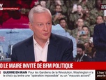 Replay BFM Politique - Iran: Ce plan n'est pas un plan, c'est une provocation, lance Bruno Le Maire