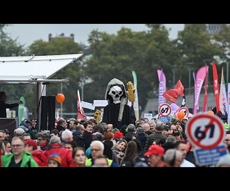 Replay Des dizaines de milliers de personnes en grève en Belgique contre les coupes sociales