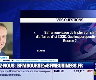 Replay BFM Bourse - Culture Bourse : Safran envisage de tripler son chiffre d'affaires d'ici 2030. Quelles perspectives en Bourse ? , par Julie Cohen-Heurton - 01/12