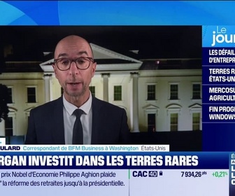 Replay Good Morning Business - J.P. Morgan investit dans les terres rares