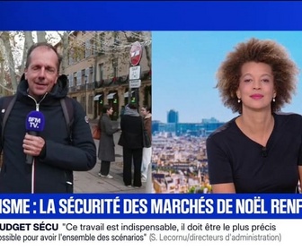 Replay BFM Non-stop - Terrorisme : la sécurité des marchés de Noël renforcée