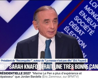 Replay BFM Politique - Présidentielle 2027: A priori, je serai candidat, déclare Éric Zemmour (Reconquête)