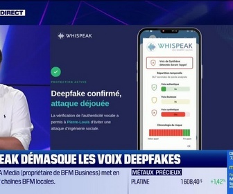 Replay Tech & Co, la quotidienne - Florent Van Calster (Whispeak) : Whispeak démasque les voix deepfakes - 25/06