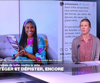 Replay Les invités du jour - Eva Sommerlatte : La discrimination avec le VIH n'a pas changé depuis les années 80