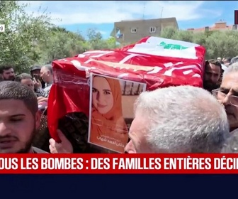 Replay BFM Première - Guerre au Moyen-Orient: des familles entières décimées au Liban