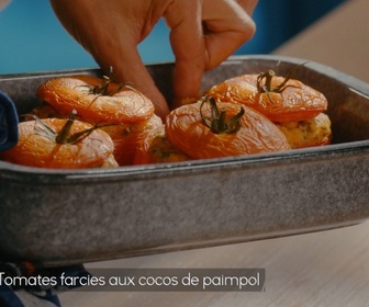 Replay Petits Plats en équilibre - Tomates farcies aux cocos de Paimpol