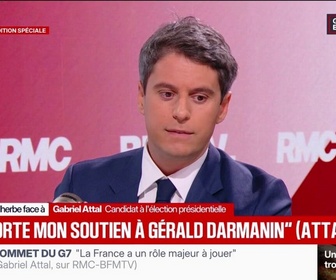 Replay Face à Face - Évidemment: Gabriel Attal annonce apporter son soutien à Gérald Darmanin après les polémiques qui ont suivi la mort de Lyhanna