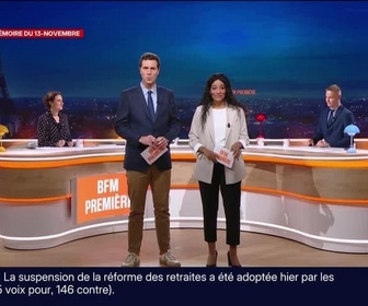 Replay BFM Première prématinale - BFM Première 4h30/6h - 13/11