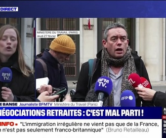 Replay BFM Story - Story 4 : Négociations retraites, c'est mal parti ! - 27/02